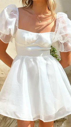 LILYWHYT Hen'S Collection|Dresses^Lakeithia Mini Dress - White