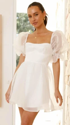 LILYWHYT Hen'S Collection|Dresses^Lakeithia Mini Dress - White
