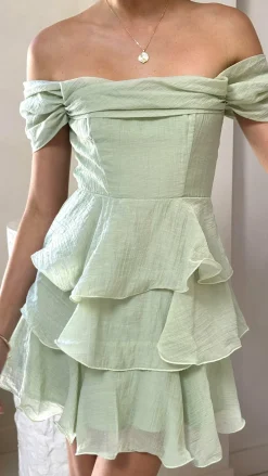LILYWHYT Dresses|Mini^Lanelle Mini Dress - Sage