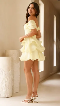 LILYWHYT Dresses|Mini^Lanelle Mini Dress - Yellow