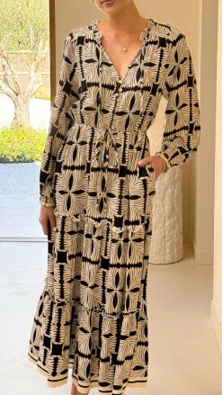 Iris Maxi Dresses|Maxi^Lani Maxi Dress - Cortana Print
