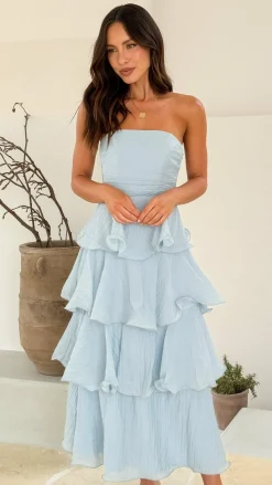 LILYWHYT Dresses|Maxi^Lanica Maxi Dress - Blue
