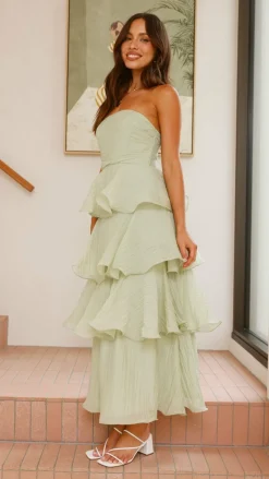 LILYWHYT Dresses|Maxi^Lanica Maxi Dress - Sage