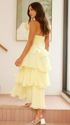 LILYWHYT Dresses|Maxi^Lanica Maxi Dress - Yellow