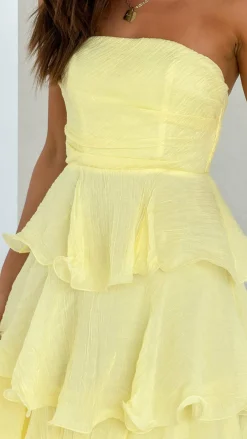LILYWHYT Dresses|Maxi^Lanica Maxi Dress - Yellow