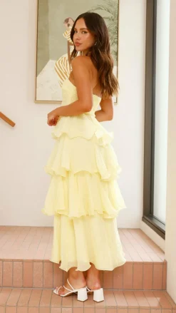 LILYWHYT Dresses|Maxi^Lanica Maxi Dress - Yellow