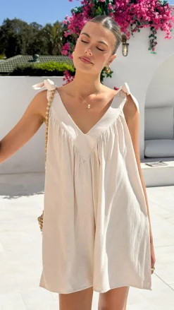 Fashion Allied Dresses|Mini^Lanna Mini Dress - Beige