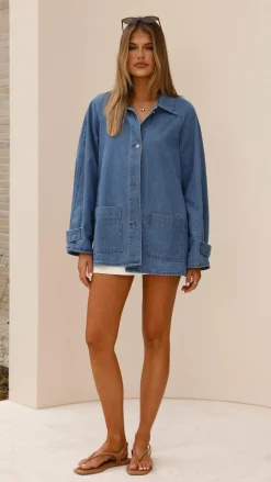 Fashion Allied The Denim Edit|Jackets^Laura Denim Jacket - Mid Wash