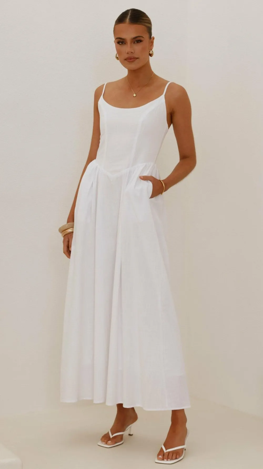 CAXTON ST Dresses|Maxi^Laurelia Maxi Dress - White