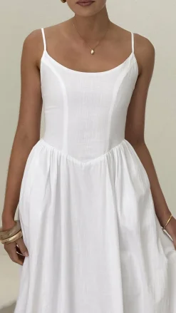CAXTON ST Dresses|Maxi^Laurelia Maxi Dress - White