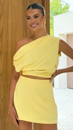 YH AND CO Sets|Bottoms^Lauren Skort - Yellow