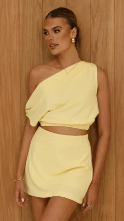 YH AND CO Sets|Bottoms^Lauren Skort - Yellow