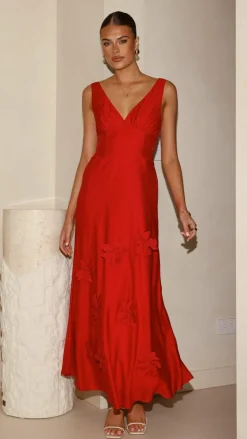SASHA (BNE) Dresses|Maxi^Lavara Maxi Dress - Red