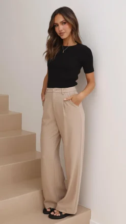 Fashion Allied Tops^Laylin Ribbed Top - Black