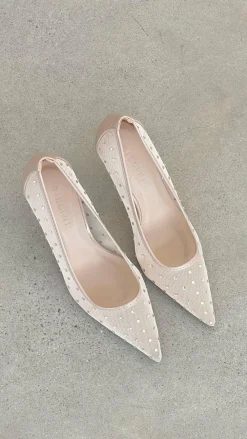 Billini Billini^Lee Heels - Petal Mesh Diamante