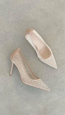 Billini Billini^Lee Heels - Petal Mesh Diamante