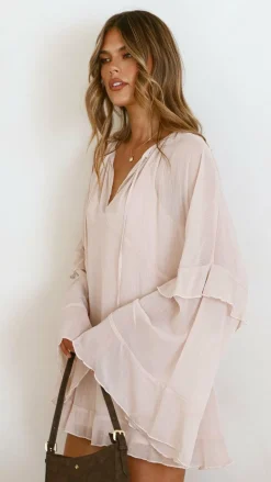 KOLI Dresses|Mini^Leera Mini Dress - Nude