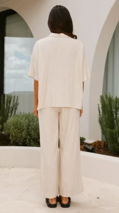 YH AND CO Sets|Bottoms^Lexi Linen Pants - Natural