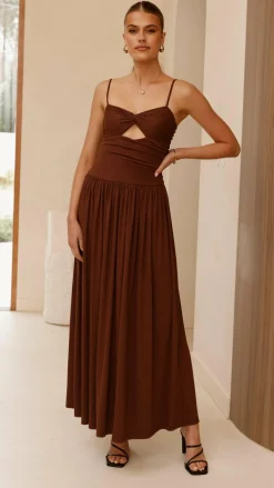 Prem Group Dresses|Maxi^Libertine Maxi Dress - Chocolate