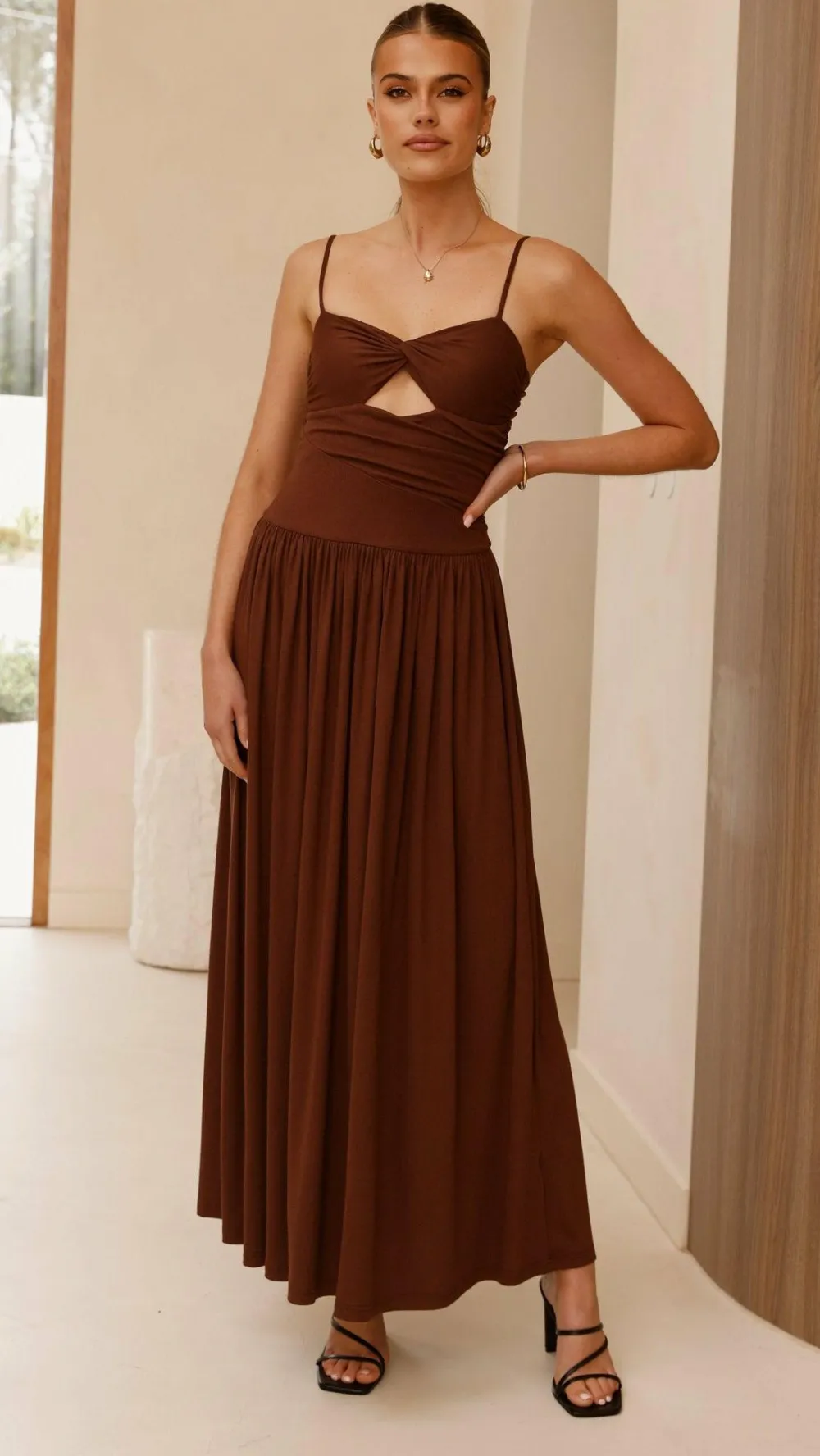 Prem Group Dresses|Maxi^Libertine Maxi Dress - Chocolate