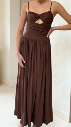 Prem Group Dresses|Maxi^Libertine Maxi Dress - Chocolate