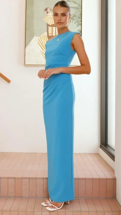 YH AND CO Dresses|Maxi^Lilah Maxi Dress - Azure Blue