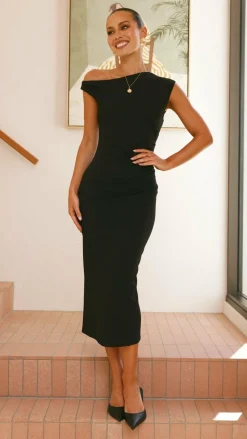 YH AND CO Dresses|Midi^Lilah Midi Dress - Black