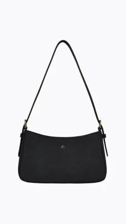 Peta and Jain Bags^Lilu Shoulder Bag - Black Suede