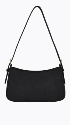 Peta and Jain Bags^Lilu Shoulder Bag - Black Suede