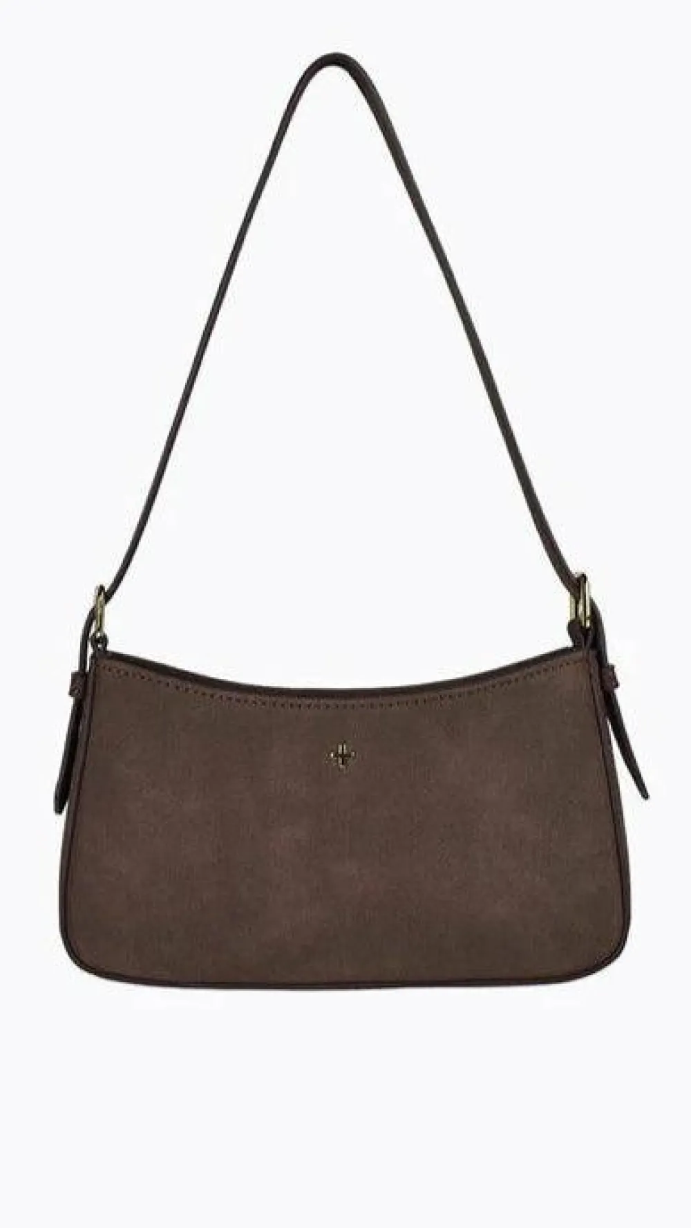 Peta and Jain Bags^Lilu Shoulder Bag - Choc Suede