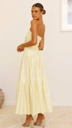 YH AND CO Dresses|Maxi^Lola Maxi Dress - Yellow