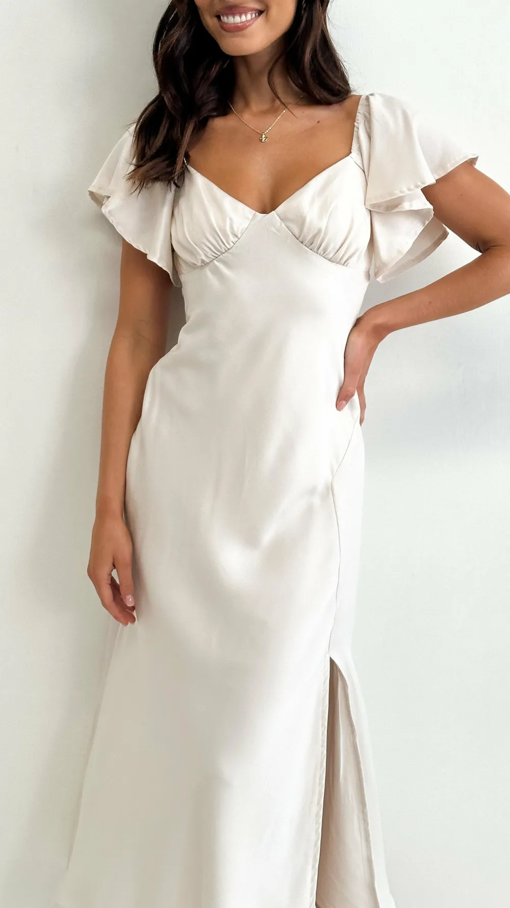 LILYWHYT Hen'S Collection|Dresses^Louisa Midi Dress - Ivory