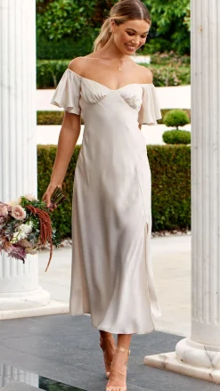 LILYWHYT Hen'S Collection|Dresses^Louisa Midi Dress - Ivory