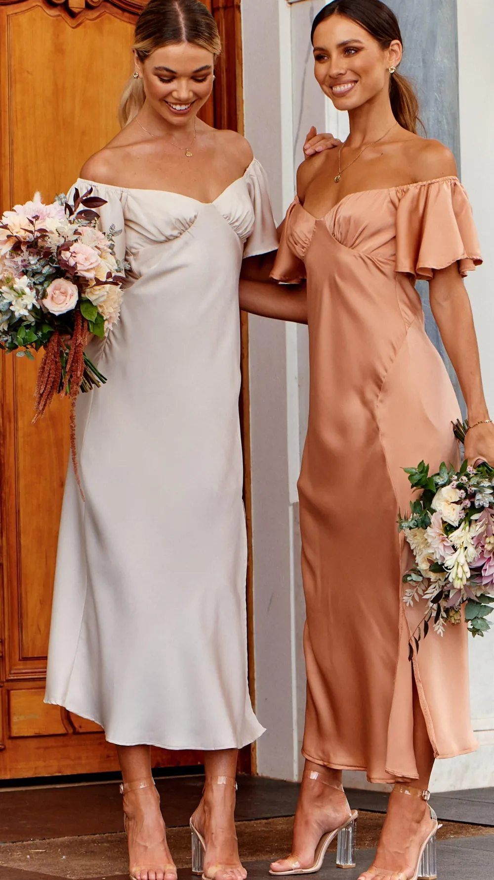 LILYWHYT Hen'S Collection|Dresses^Louisa Midi Dress - Ivory