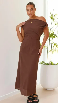 By Frankie Sale Dresses^Luci Maxi Dress - Brown