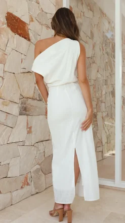 By Frankie Dresses|Maxi^Luci Maxi Dress - White