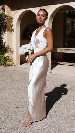 LILYWHYT Sale Evening|Sale Dresses^Lucia Maxi Dress - Champagne