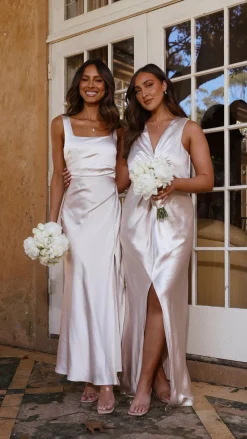 LILYWHYT Sale Evening|Sale Dresses^Lucia Maxi Dress - Champagne