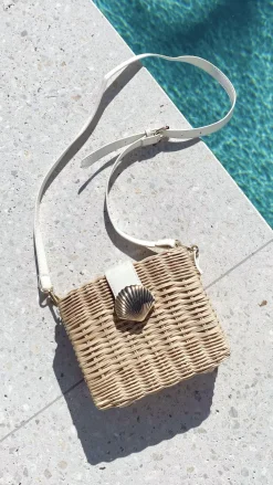 Angel Whisper Bags|Party^Lucinda Straw Shell Bag