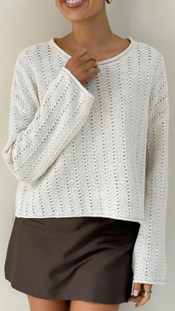 Little Lies Knit Tops|Knitwear^Lydia Jumper - Ivory