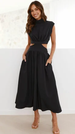 Love Lily the Label Dresses|Midi^Maddison Midi Dress - Black