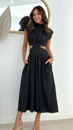 Love Lily the Label Dresses|Midi^Maddison Midi Dress - Black