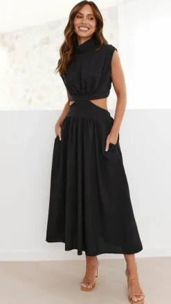 Love Lily the Label Dresses|Midi^Maddison Midi Dress - Black
