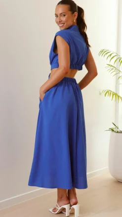 Love Lily the Label Sale Dresses^Maddison Midi Dress - Blue