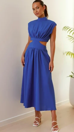 Love Lily the Label Sale Dresses^Maddison Midi Dress - Blue