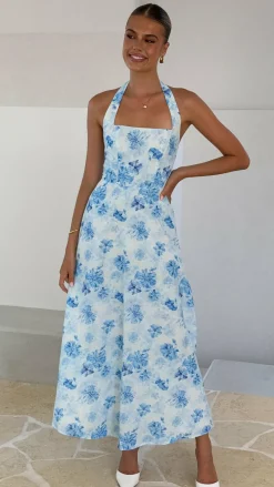 SASHA (BNE) Dresses|Maxi^Mady Maxi Dress - Blue Floral