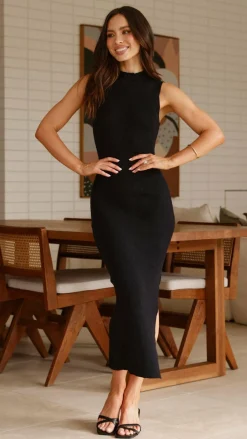 My Girl Sale Dresses^Mae Knit Dress - Black