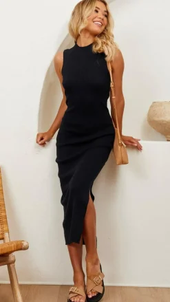 My Girl Sale Dresses^Mae Knit Dress - Black