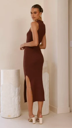 My Girl Sale Dresses^Mae Knit Dress - Chocolate