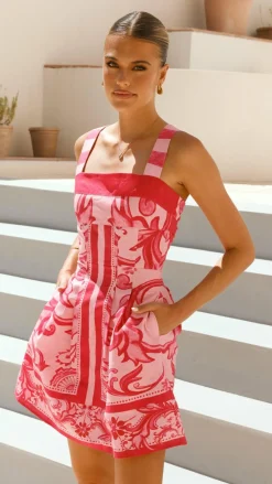 Mia Milani Dresses|Mini^Maegan Mini Dress - Pink